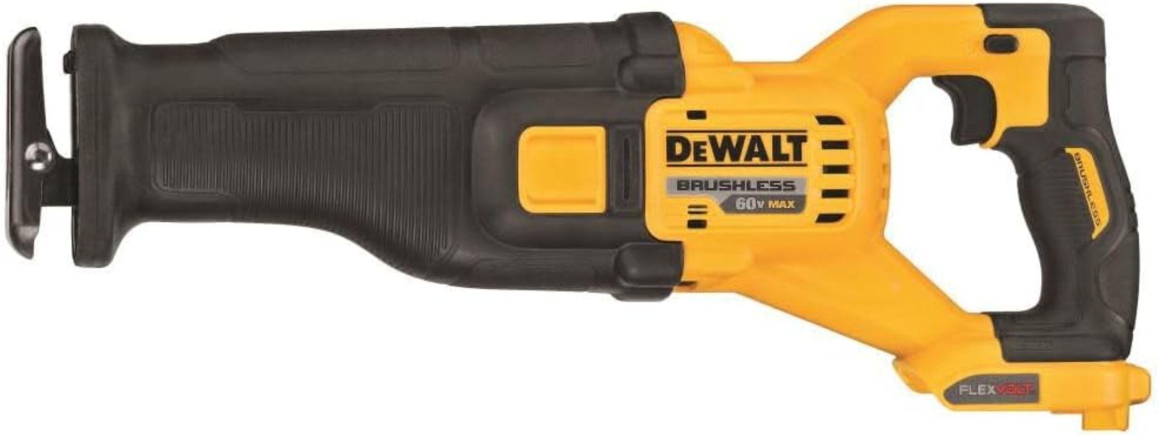 Dewalt DCS389B-R 60V MAX* Brushless Cordless Reciprocating Saw (Tool Only) - Yellow/Black - Excellent