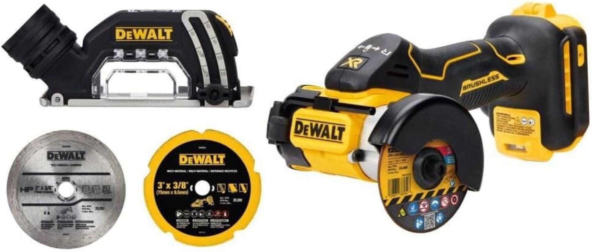 Dewalt DCS438B-R 20V MAX* XR 3 in. Brushless Cut-Off Tool (Tool Only) - Yellow/Black - Excellent