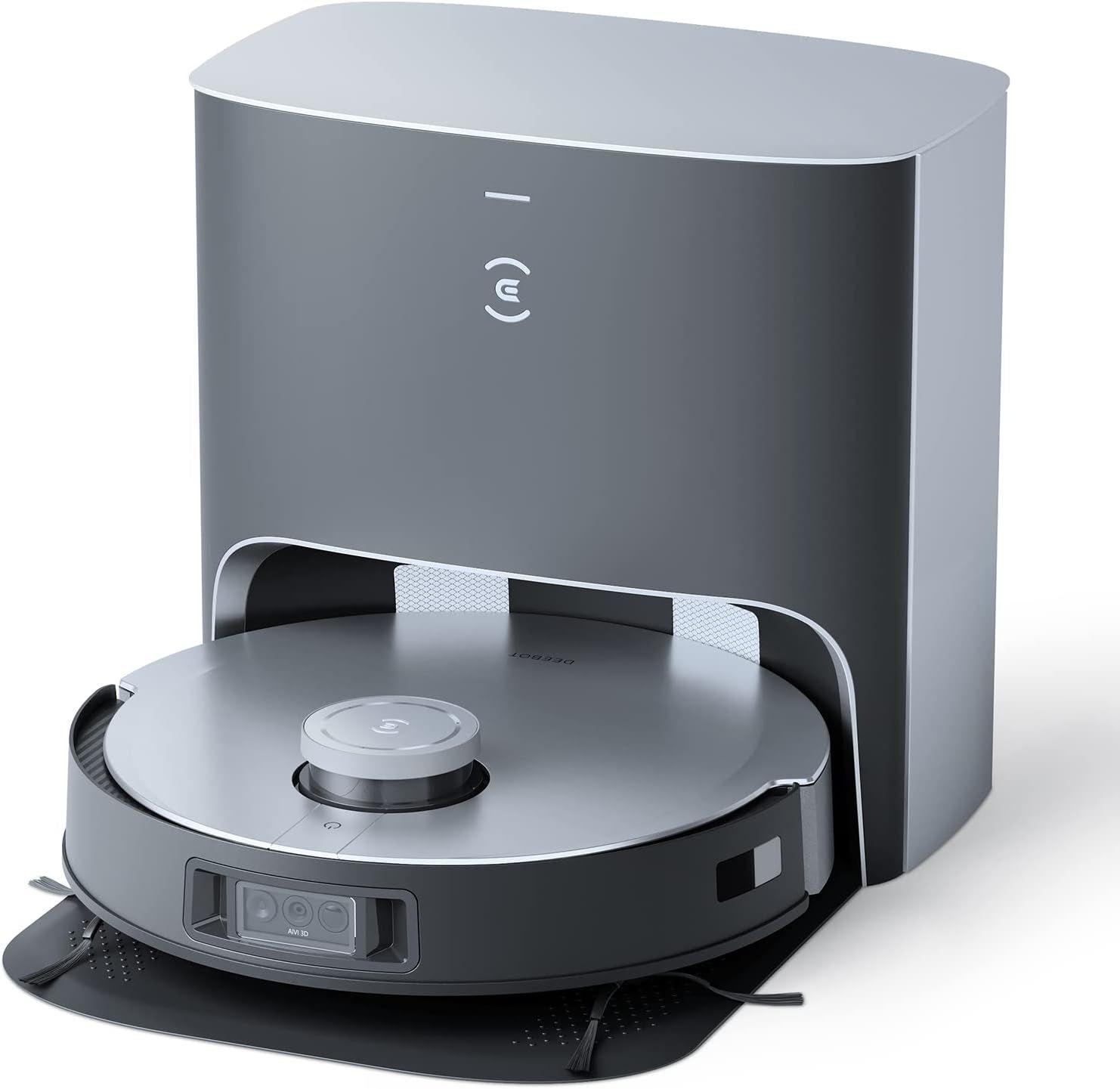 Ecovacs Deebot X1 Plus Robot Vacuum and Mop Combo with Self Emptying Station