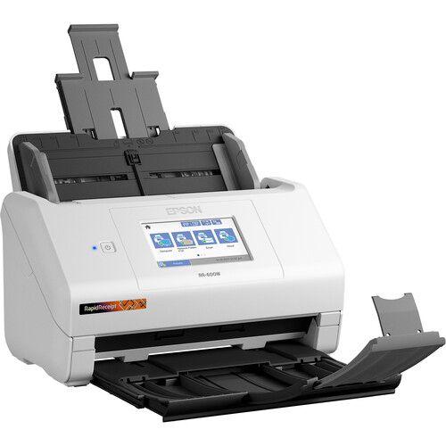 Epson  RR-600W RapidReceipt Wireless Receipt and Desktop Document Scanner - White - Excellent