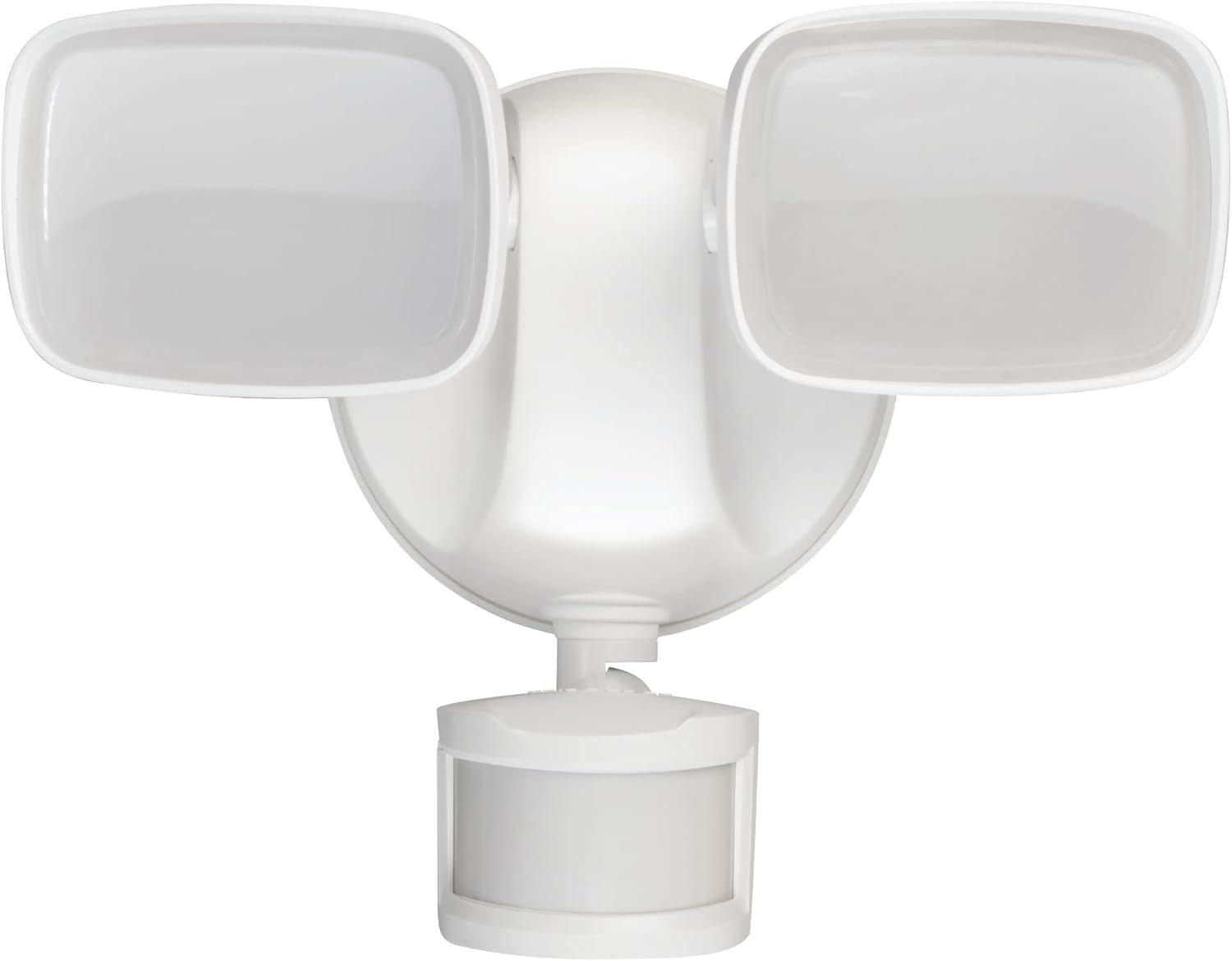 Feit Electric  S9DFL/850 Motion-Sensing Hardwired LED Security Floodlight - White - Brand New