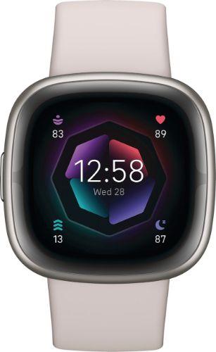Fitbit Sense 2 Health and Fitness Smartwatch Aluminum 40mm in Platinum in Premium condition