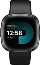 Fitbit Versa 4 Health and Fitness Smartwatch Aluminum 40mm in Graphite in Acceptable condition