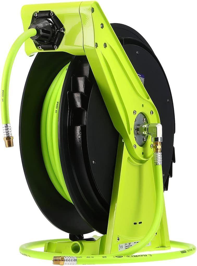 Flexzilla L8011FZ Pro Performance Series Air Hose Reel - Green - Premium