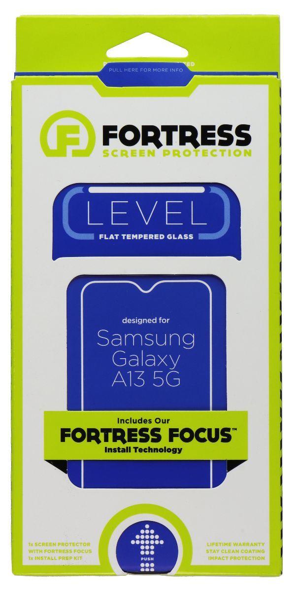 Fortress Level Flat Tempered Glass Screen Protector for Galaxy A13 (5G)