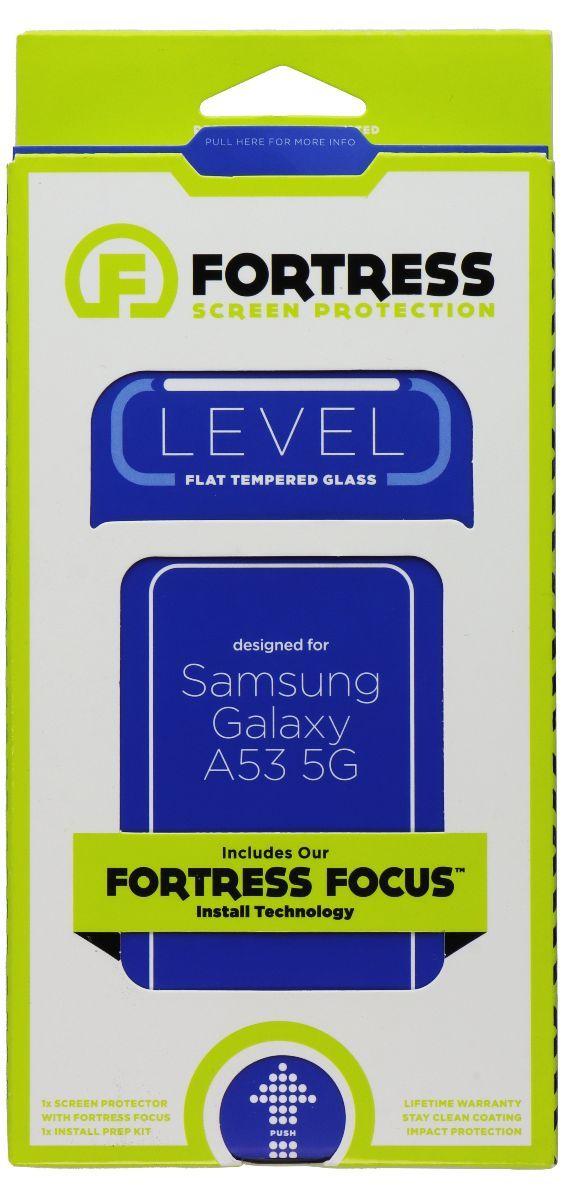 Fortress Level Flat Tempered Glass Screen Protector for Galaxy A53 (5G)