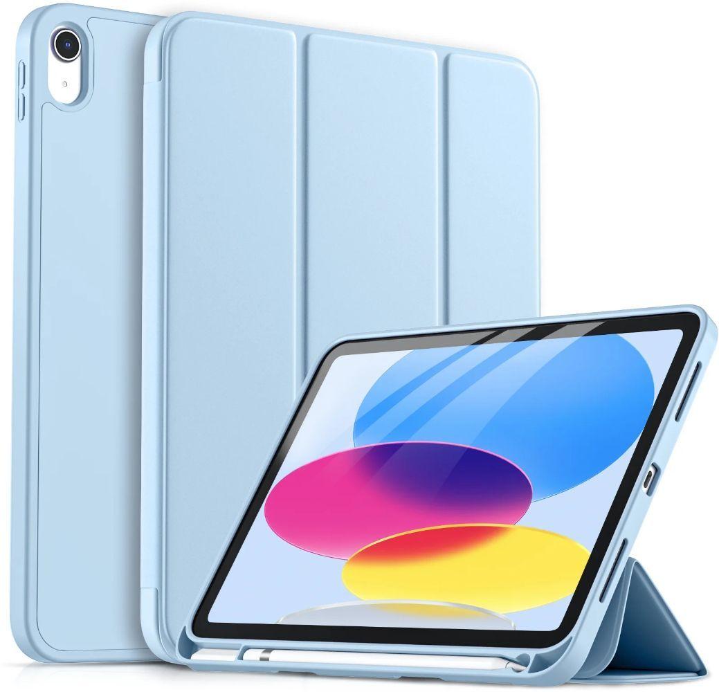 Funbiz iPad Case with Pencil Holder for Apple iPad 10.9" (10th Gen) - Light Blue - Brand New