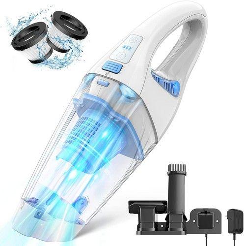Fuoayoc H11 Handheld Vacuum Cordless Mini Car Hand Held Vacuum - White - Excellent