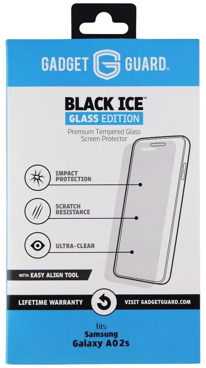 Gadget Guard Black Ice Edition Tempered Glass Screen Protector for Samsung Galaxy A02s - Clear - Brand New