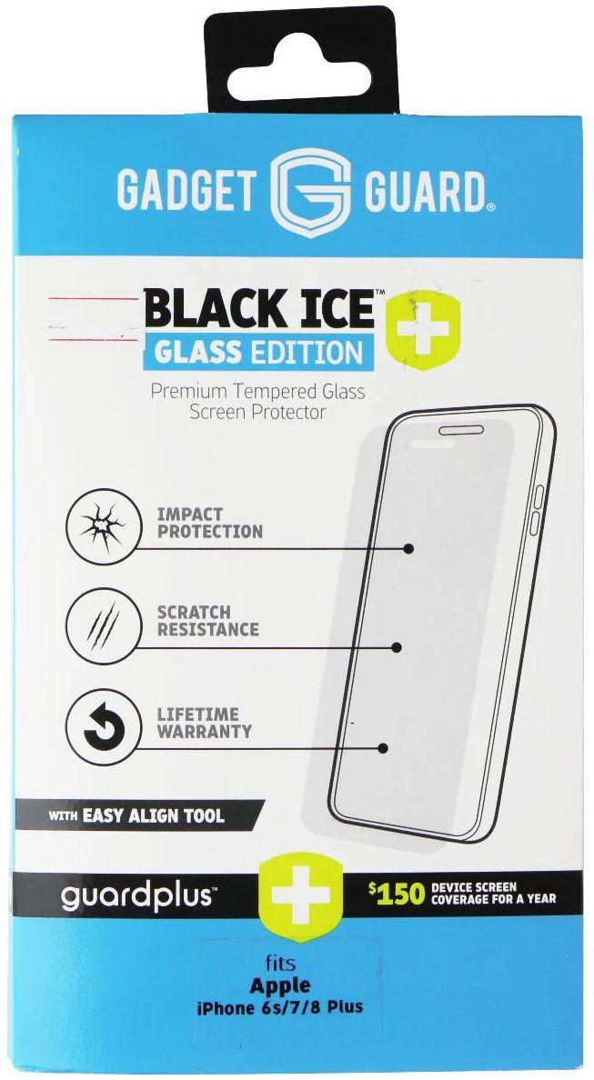 Gadget Guard Black Ice Glass Edition with GuardPlus for iPhone 6s/7/8 Plus - Clear - Brand New
