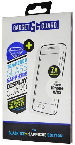 Gadget Guard Black Ice Sapphire Edition Glass Screen Protector for iPhone XS/X