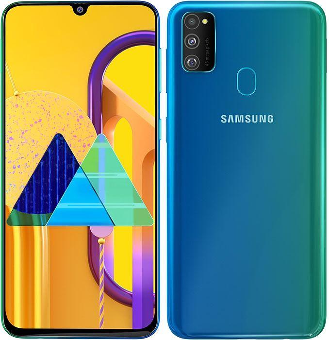 Samsung Galaxy M30s - 64GB - Sapphire Blue - 4GB RAM - AT&T - Acceptable