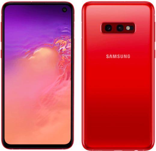 Galaxy S10e 128GB for AT&T in Cardinal Red in Acceptable condition