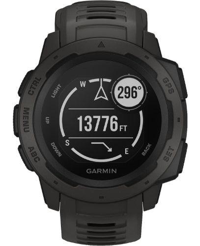 Garmin Instinct Smartwatch Fiber-reinforced Polymer 45mm in Graphite in Acceptable condition