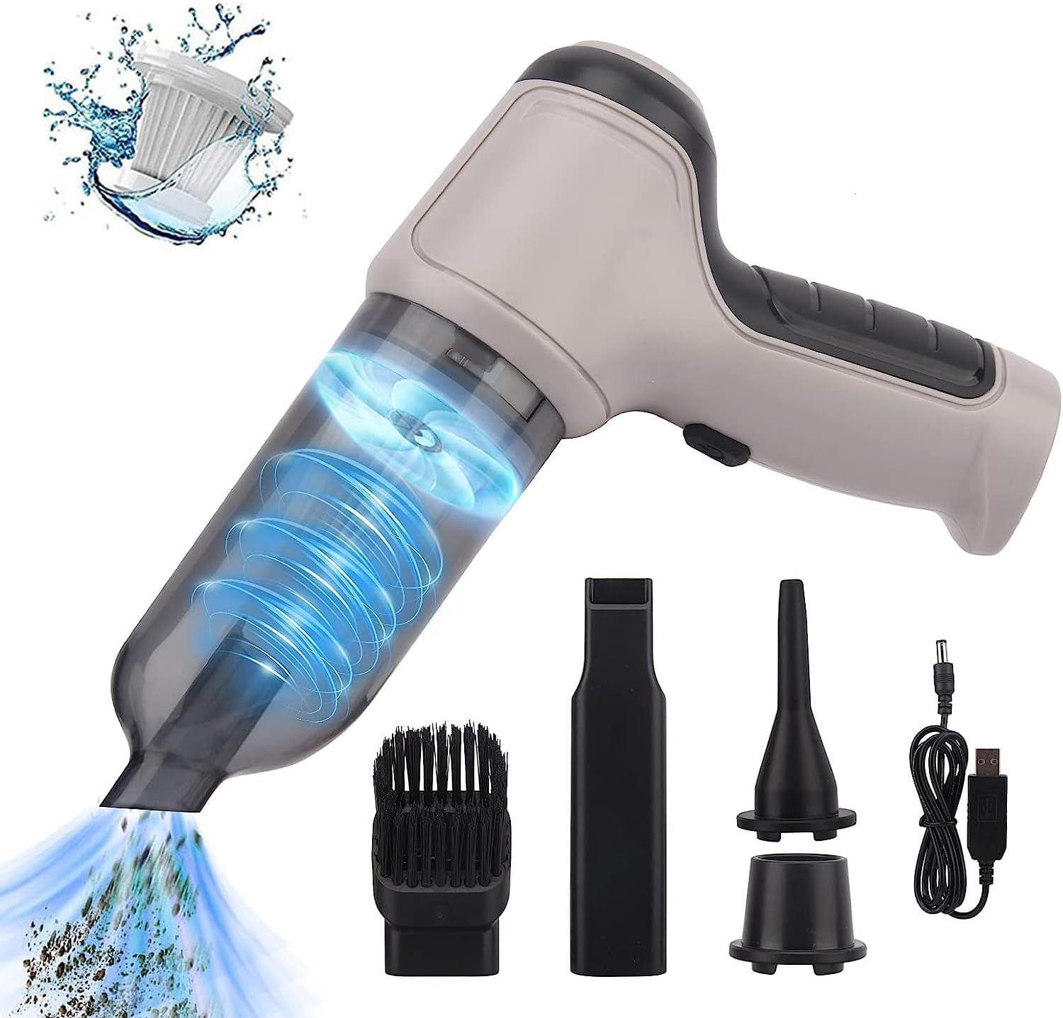 Generic HL-107 Compact Wireless Battery Powered Vacuum Cleaner - Grey - Excellent