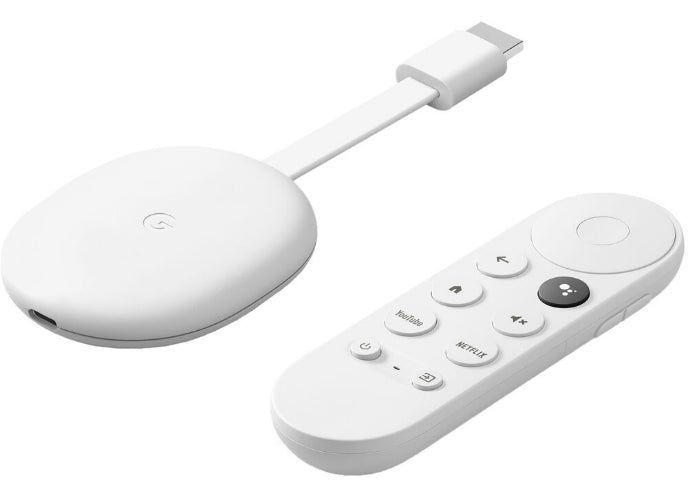 Google  Chromecast with Google TV 4K - Snow - Excellent