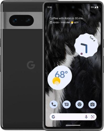 Google Pixel 7 128GB Unlocked in Obsidian in Pristine condition
