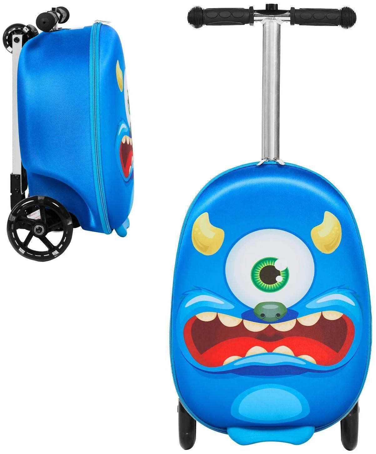 GoPowerBike GoVoyage Kids 2-in-1 Luggage Scooter