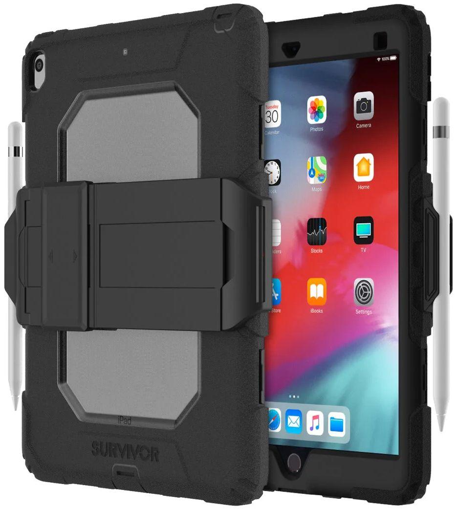 Griffin Survivor All-Terrain iPad Case for iPad Air (2019) & iPad Pro (10.5-inch) - Clear/Black - Brand New