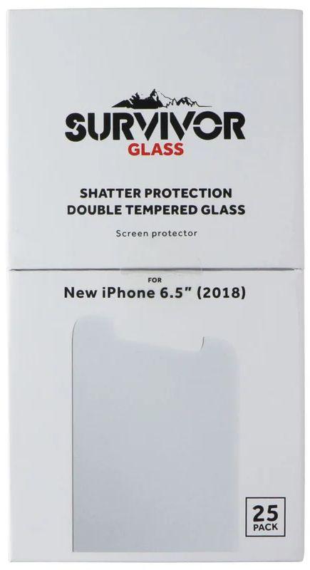 Griffin Survivor Glass Screen Protector for iPhone XS Max (25 Pack)