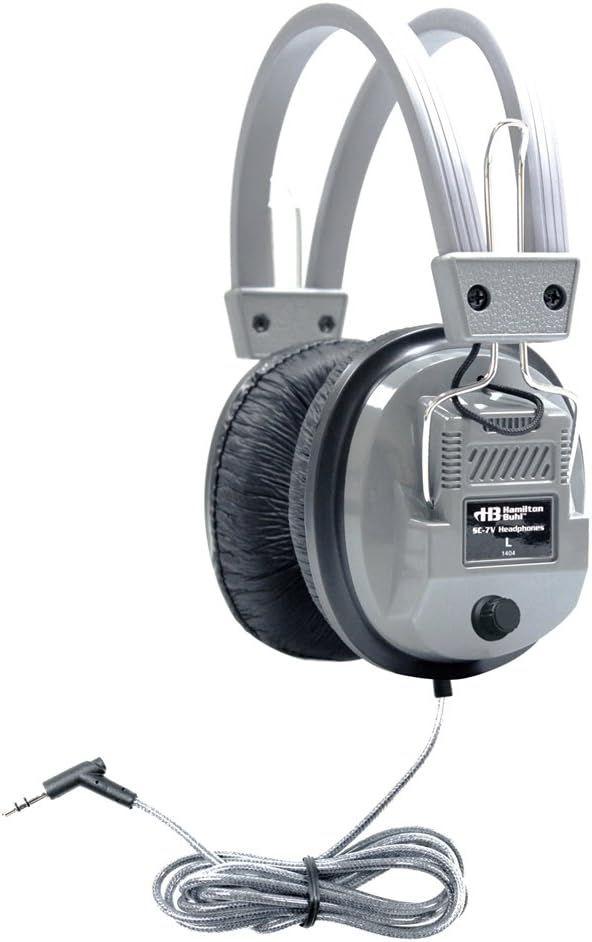 HamiltonBuhl  Schoolmate Deluxe Stereo Headphone SC-7V - Gray/Black - Excellent
