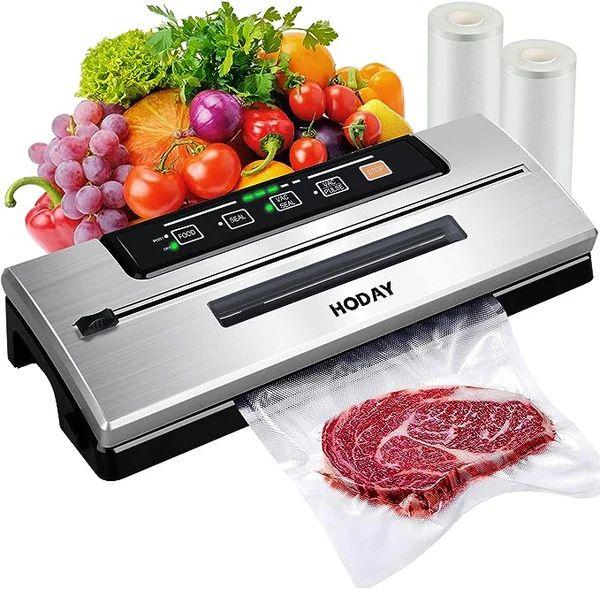 Hoday  VS2201 Vacuum Sealer Machine Food Sealer with Built-in Cutter - Silver - Excellent