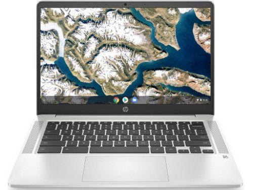 HP 14a-na0015ds Chromebook 14" Intel Celeron N4020 1.1Ghz in Natural Silver in Pristine condition