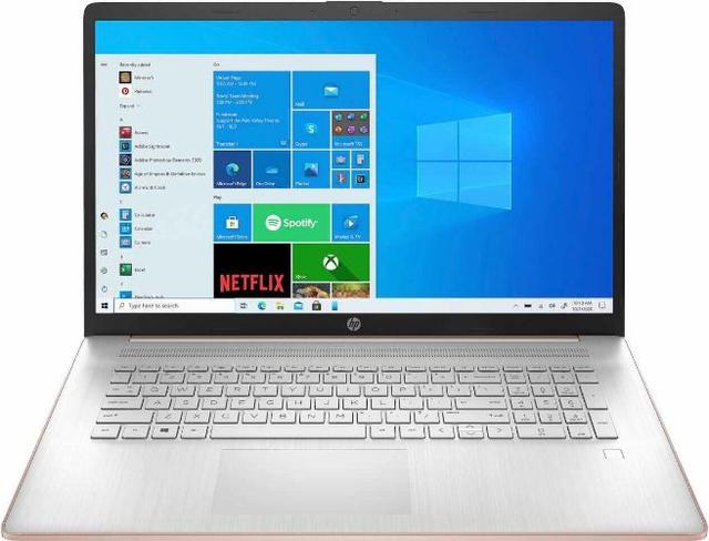 HP 17-cn0107ds Laptop 17.3" Intel Pentium Gold 7505 2.0GHz in Pale Rose Gold in Excellent condition
