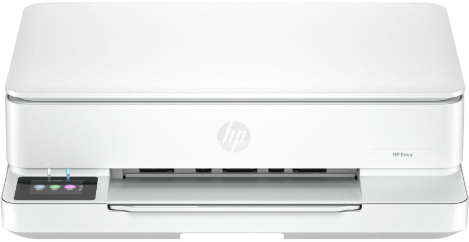 HP  ENVY 6152e Wireless All-in-One Color Photo Inkjet Printer - White - Premium