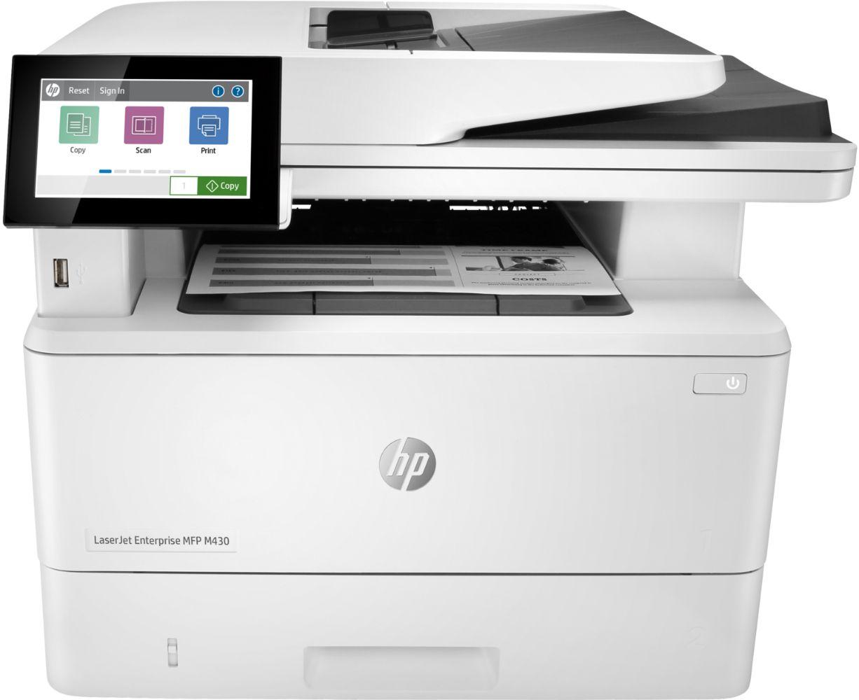 HP  LaserJet Enterprise MFP M430f All-In-One Monochrome Laser Printer - White - Excellent