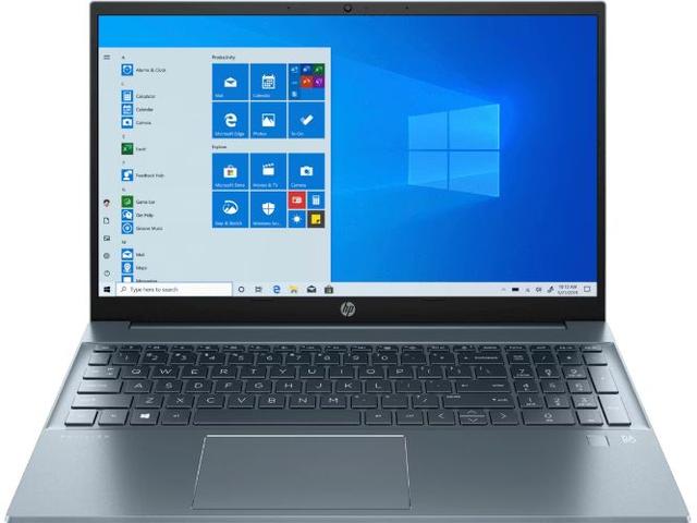 HP Pavilion 15-eh1070wm Laptop 15.6" AMD Ryzen 7 5700U 4.3GHz in Fog Blue in Pristine condition