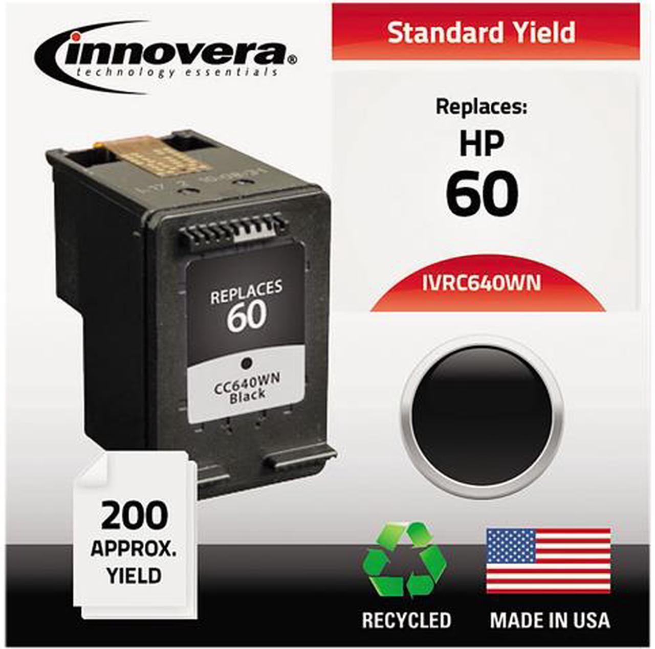 Innovera  Remanufactured IVR-C640WN 60 Ink Cartridge - Black - Brand New