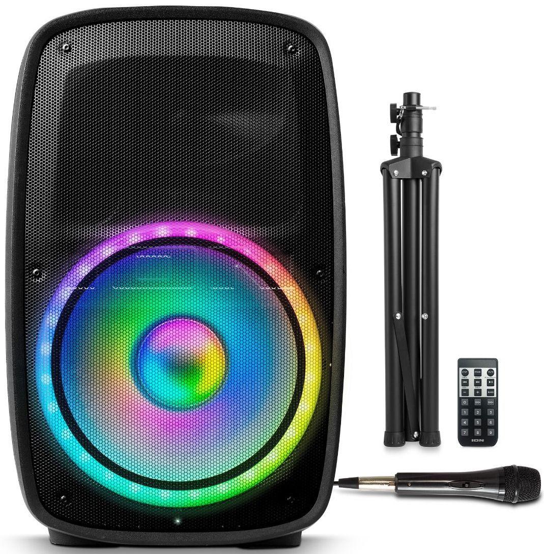ION Audio  Total PA Glow Max Bluetooth Speaker System with Lights - Black - Premium
