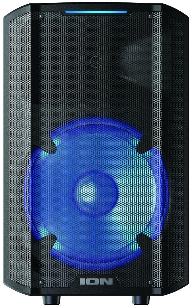 ION Trouper 300 Battery Powered Portable Speaker System with Multi-Channel Mixer and Lights