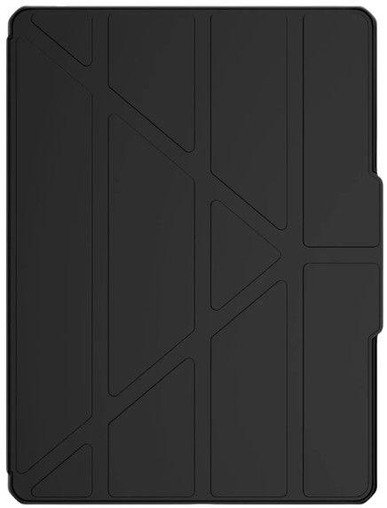 Itskins Hybrid_R // Solid Folio iPad Case for iPad 10.2-in (9th/8th/7th Gen) - Black/Clear - Brand New