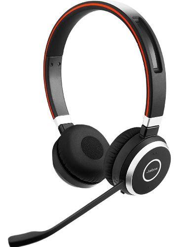 Jabra Evolve 65 Noise Cancelling Microphone Stereo Headset - Black - Good