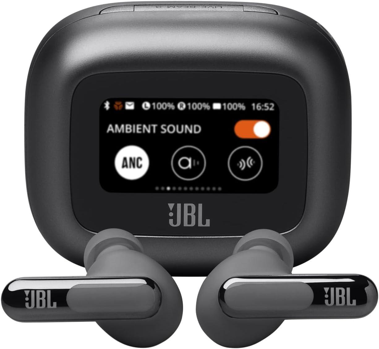 JBL Harman Live Beam 3 True Wireless Noise-Cancelling Stick-Closed Earbuds - Black - Brand New