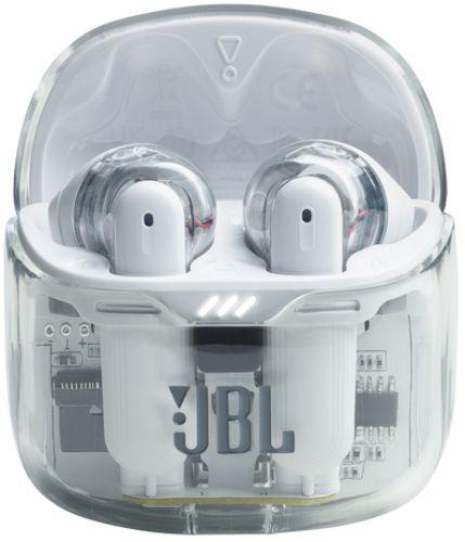JBL Tune Flex True Wireless Noise Cancelling Earbuds in White (Ghost Edition) in Excellent condition