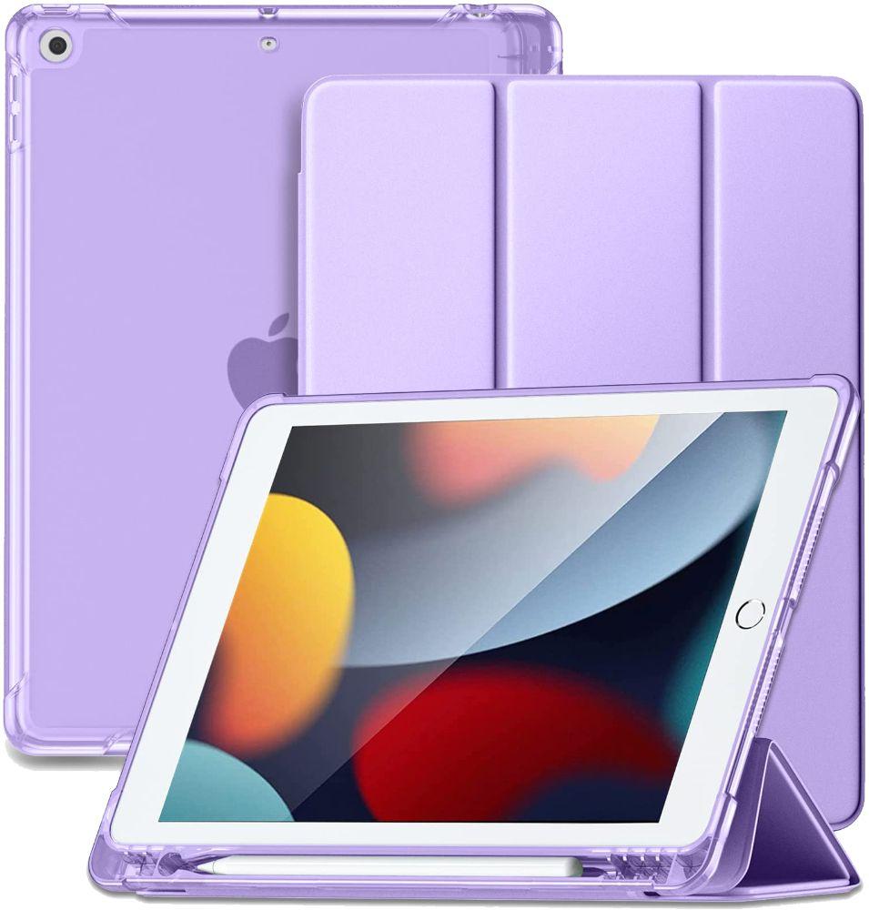 JETech iPad Case with Pencil Holder for Apple iPad 10.2" (9th/ 8th/ 7th Gen) - Purple - Brand New