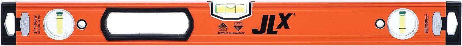 Johnson Level & Tool 5700-2400 Heavy Duty Aluminum Box Level 24" - Orange - Premium
