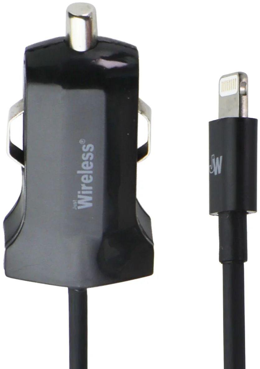 Just Wireless 2.1 Amp High Speed Car Charger with 8-Pin Connector