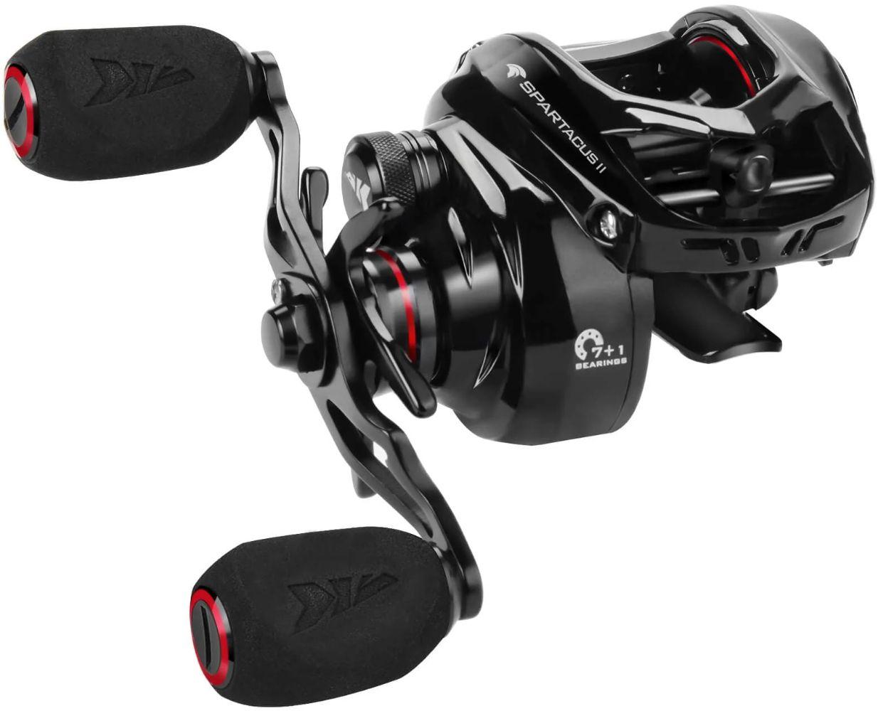 KastKing  Spartacus II Baitcasting Reel (Right Handed) - Black - Premium