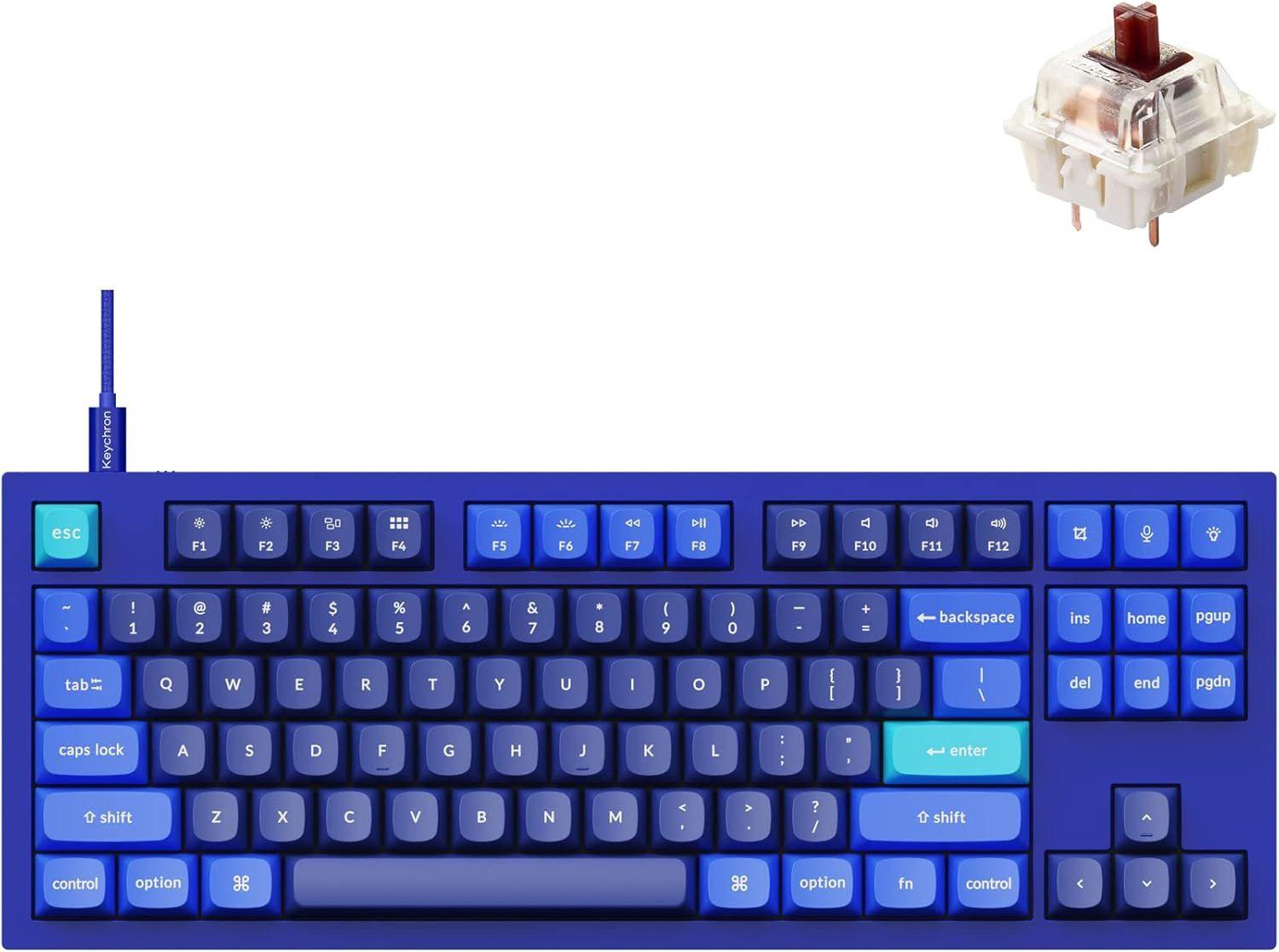 Keychron Q3 QMK/VIA Tenkeyless Gateron G Pro (Hot-Swappable) Mechanical Keyboard