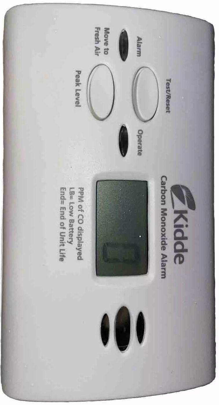 Kidde KN-COPP-B-LPM Battery Powered CO Alarm with Digital Display