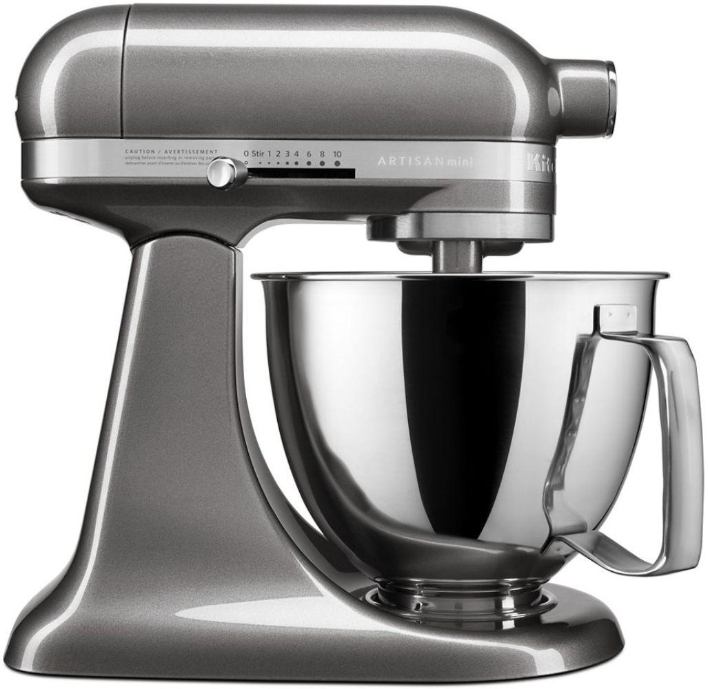 KitchenAid Artisan Mini 3.5 Quart Tilt-Head Stand Mixer KSM3316 - Medallion Silver - Excellent