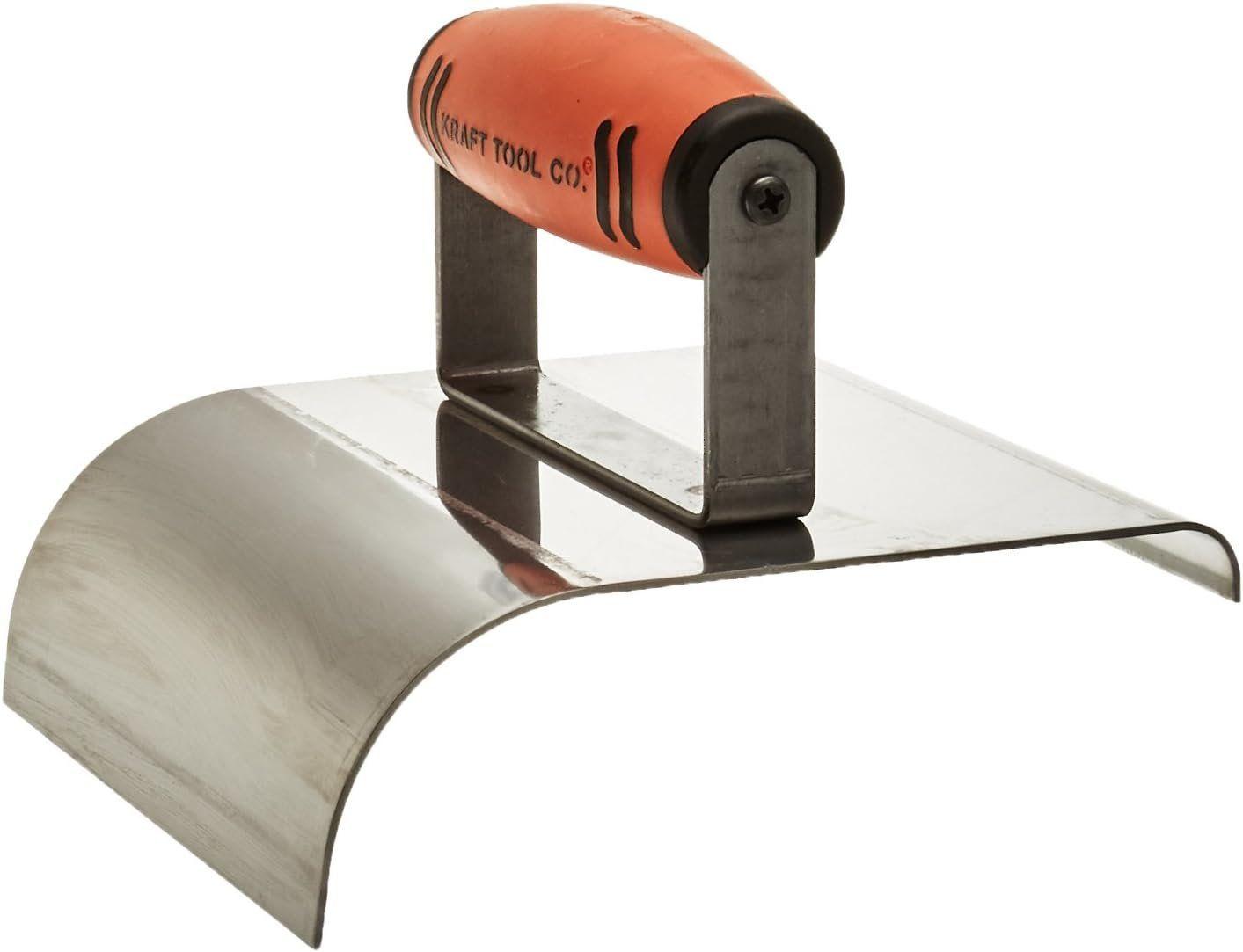 Kraft Tool  CF606PF 2 Radius Edger 1-1/2" Radius with ProForm Handle - Stainless Steel - Premium
