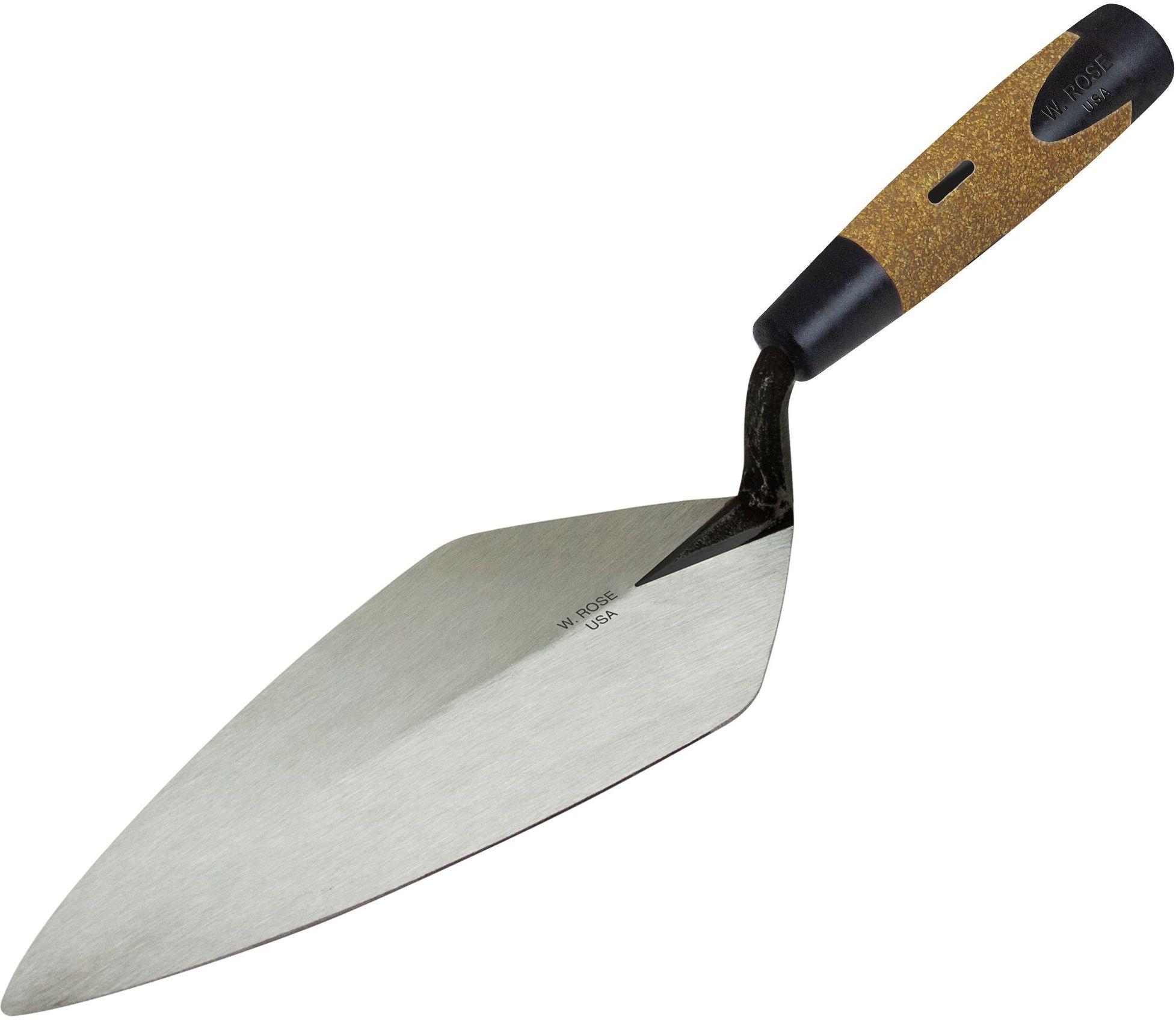 Kraft Tool Co. W. Rose™ Narrow London Brick Trowel with Cork Handle 12" (RO116-12K)
