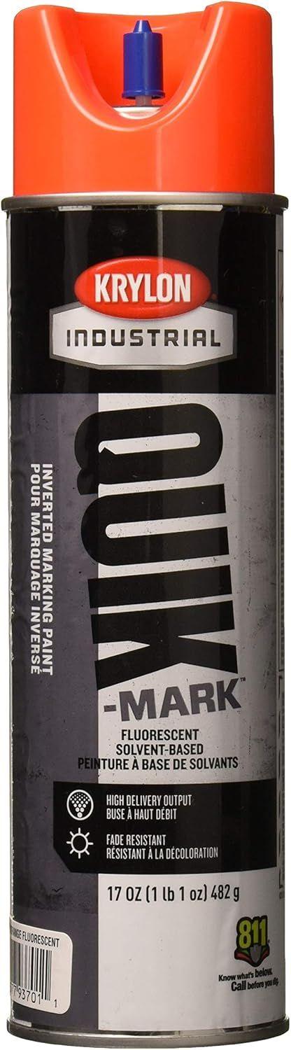 Krylon Industrial Quik-Mark Solvent-Based Inverted Marking Paint