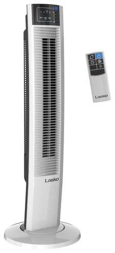 Lasko  T36610 36" Oscillating Wind Tower Fan with Remote Control - White - Excellent