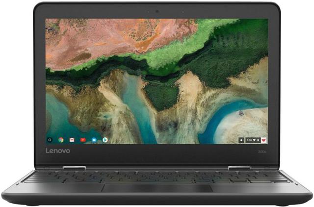 Lenovo 300e Chromebook Laptop (Gen 1) 11.6" MediaTek MT8173C 2.1GHz in Black in Acceptable condition